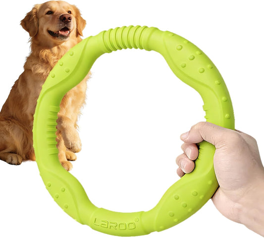 Dog Toys for Aggressive Chewers,¡¾Floatable¡¿ Dog Flying Disc, Dog Tug Toy, Interactive Dog Toys, Dog Teeth Cleaning, Tug of War Dog Toy, Dog Chew Toys, Dog Teething Toys for Catch, Fetch